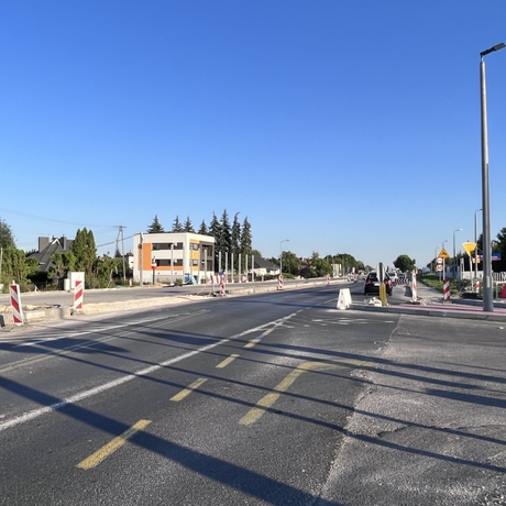 Przebudowa ul. Warszawskiej [sierpień 2023] - fot 8